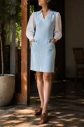Azure Stripe Dress